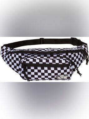 Vans street ready waist Fanny pack black white checkered